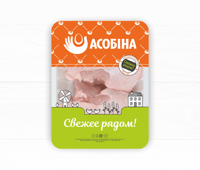 Спинка цыпленка-бройлера
